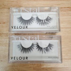 2X Velour Silk Lashes 'Crystal Clear' Eyelashes